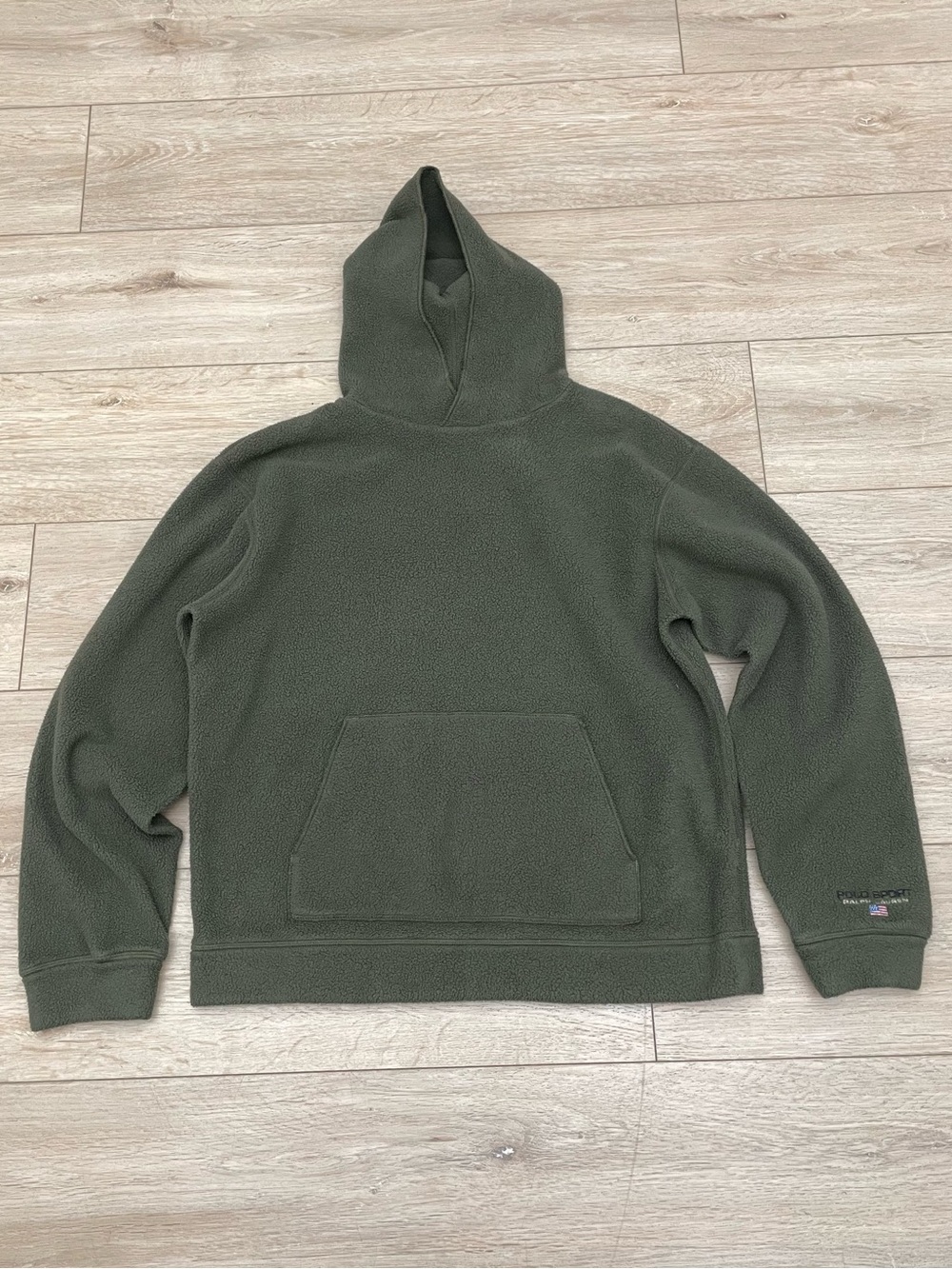 90’s Ralph Lauren Polo Sport Hooded Fleece Pullover